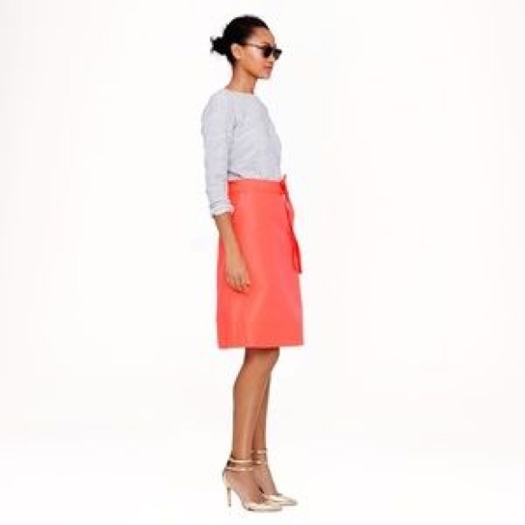 New J Crew Collection neon faille skirt - Picture 3 of 4